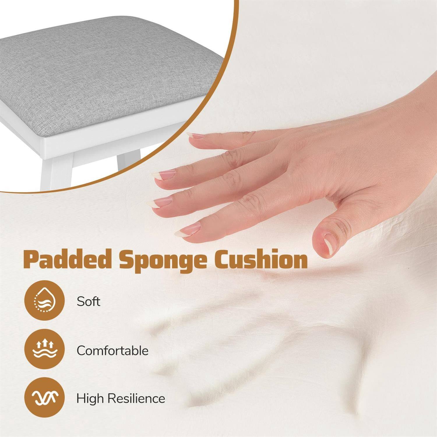 Padded Sponge Cushion

- Soft
- Comfortable
- High Resilience