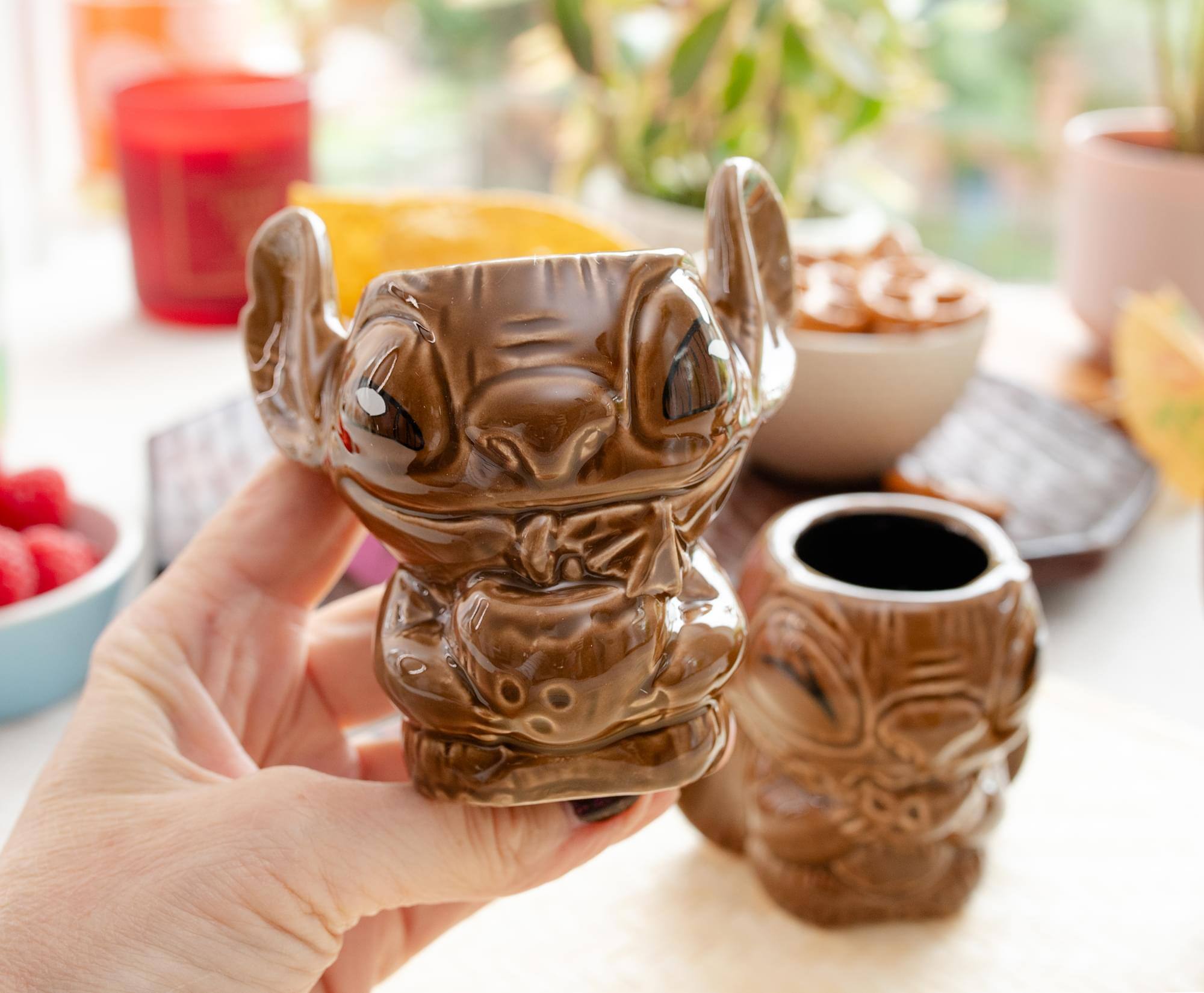 Alt View 4. Disney - Geeki Tikis Disney Lilo & Stitch Coconut Craving Stitch Mini Muglets 3-Pack - Brown.