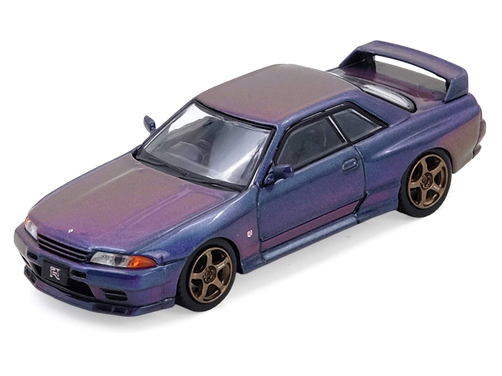 Alt View 1. Inno Models - Nissan Skyline GT-R (R32) RHD Midnight Purple Metallic "Australian Special Edition" 1/64 Model Car by Inno Models.