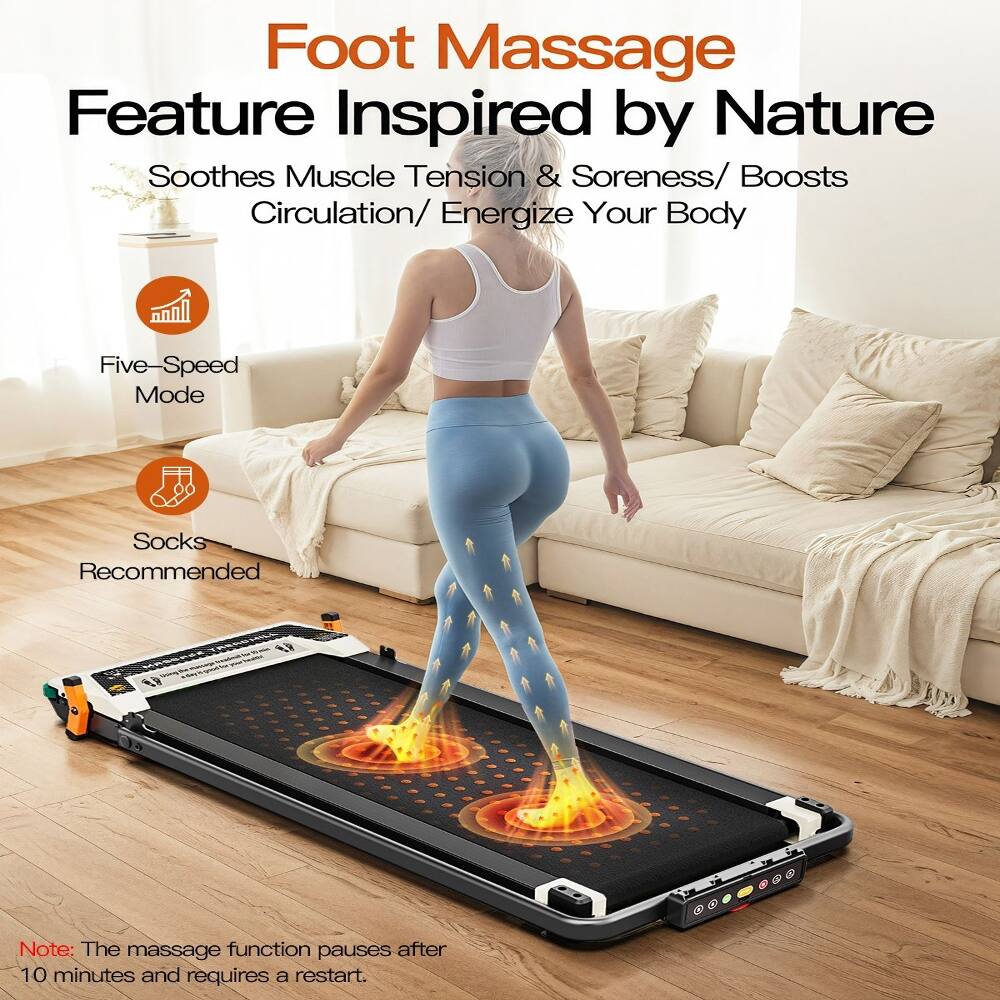 Foot Massage Feature Inspired by Nature Soothes Muscle Tension & Soreness/ Boosts Circulation/ Energize Your Body Five-Speed Mode Socks Recommended Note: The massage function pauses after 10 minutes and requires a restart.