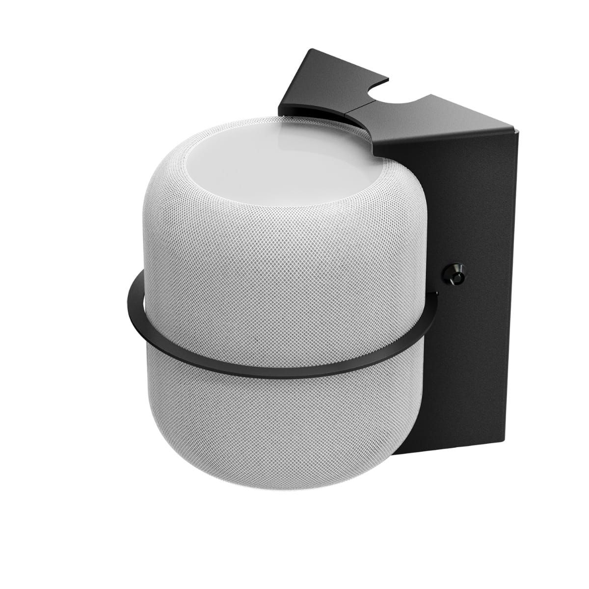 Front. RackSolutions - RackSolutions HomeBase Secure Wall Mount for HomePod (Black) - Black.
