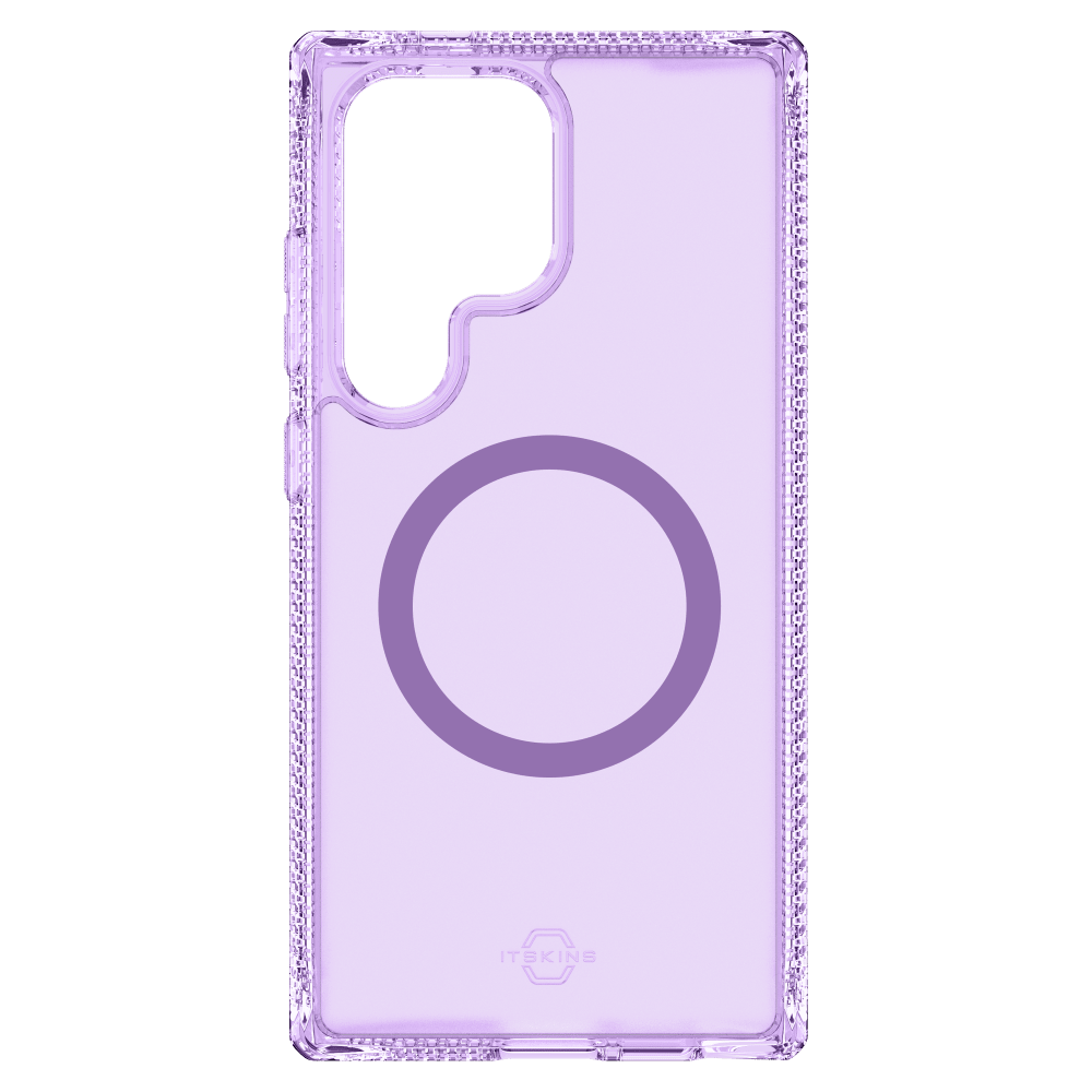 Alt View 3. Itskins - ITSKINS Hybrid_R Vapor Magnetic Case for Samsung Galaxy S25 Ultra - Light Purple - Purple.