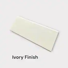 LAREDO FRAME FACTORY - 3" Wood Color Swatch Sample Set for TCL NXTFRAME A300W TV - Finish Samples - SOFT IVORY