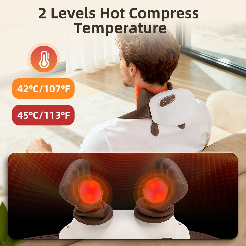 2 Levels Hot Compress Temperature  
42°C/107°F  
45°C/113°F