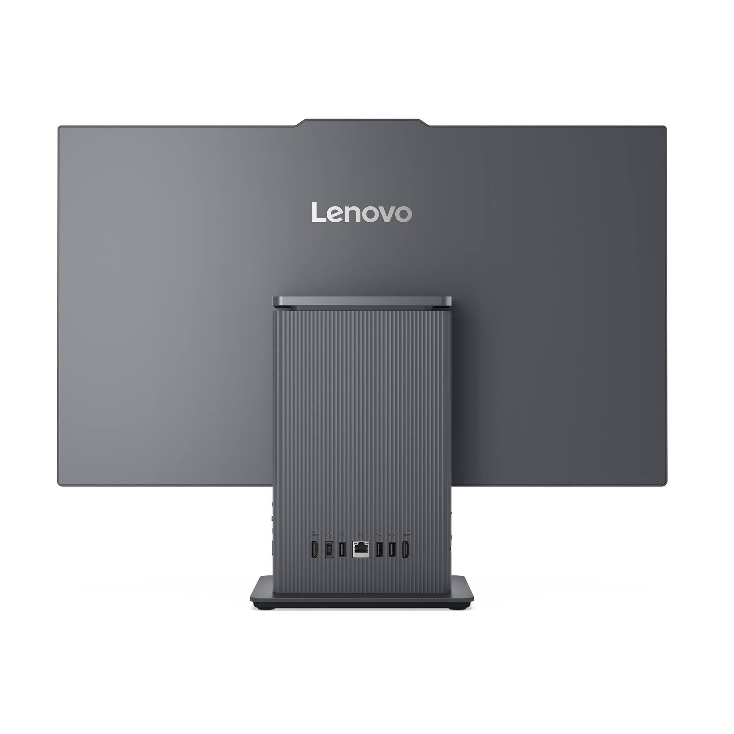 Alt View 7. Lenovo - Lenovo IdeaCentre AIO 23.8" FHD All-in-One Desktop,Ryzen 5 7535HS,32GB RAM,2TB SSD+160GB Dock Set,Win 11,Grey - Gray.