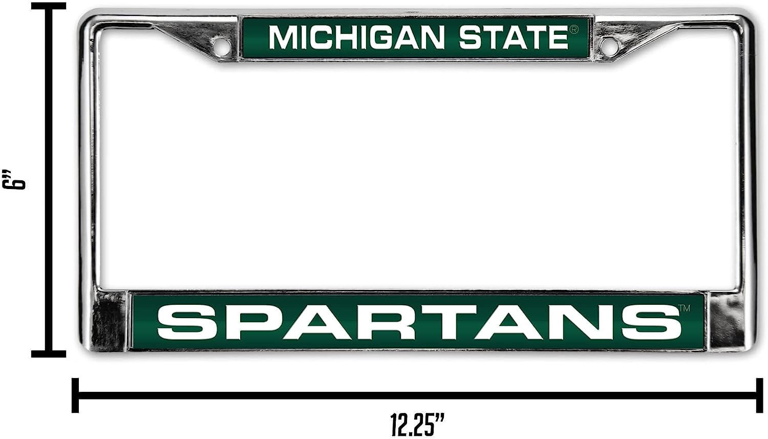MICHIGAN STATE  
SPARTANS  

6"  
12.25"