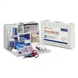 First Aid Only - First Aid Kit for 25 People, 107 Pieces, OSHA Compliant, Metal Case - White
