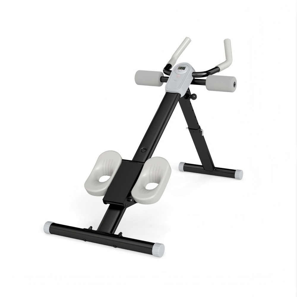 SKONYON - Foldable Ab Workout Machine Adjustable Ab Trainer - Gray