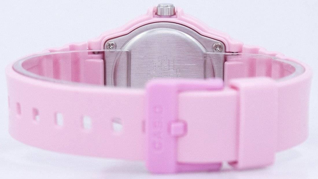Alt View 3. Casio - Analog Quartz LRW-200H-4B2VDF Resin Strap Pink Women's Watch 100M - Pink,White.