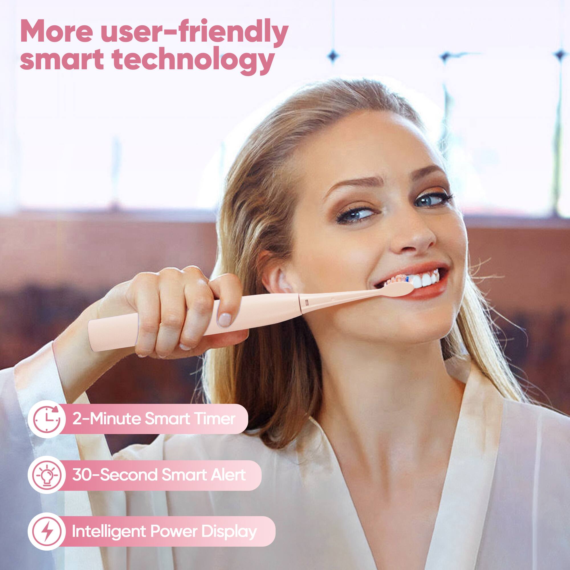 More user-friendly smart technology, 2-Minute Smart Timer, 30-Second Smart Alert, Intelligent Power Display