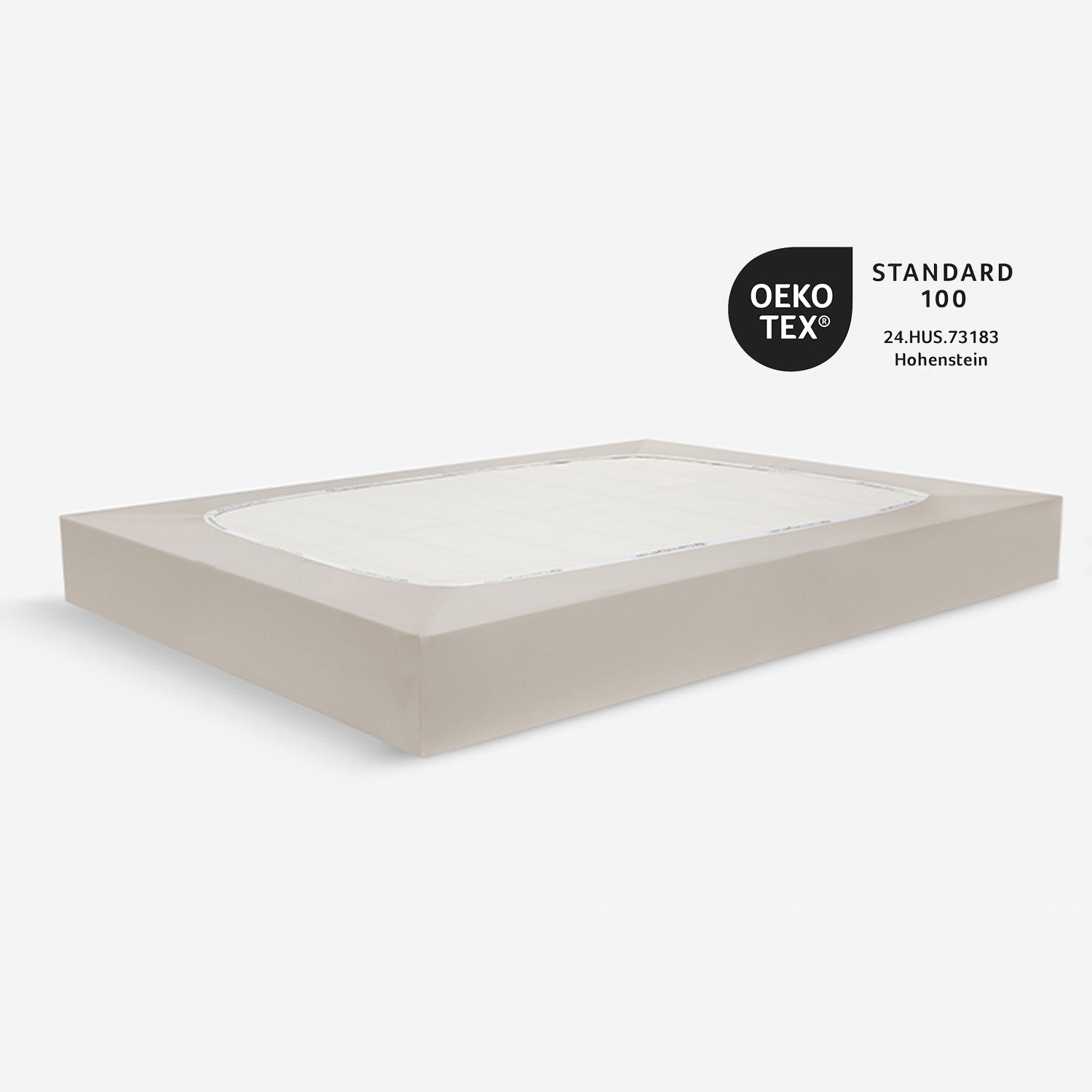 Bedgear - Dri-Tec Foundation Cover - Medium Beige, Queen - medium-beige