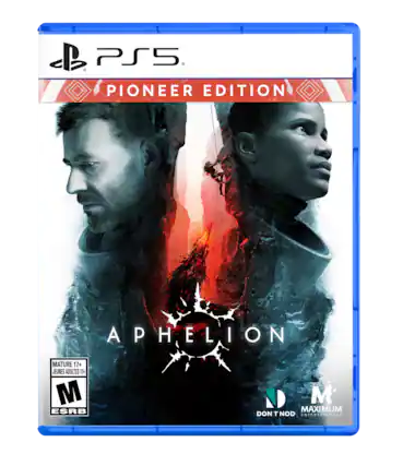 PS5
PIONEER EDITION
APHELION
MATURE 17+
JEUNES ADULTES 17+
M
ESRB
DON'T NOD
MAXIMUM ENTERTAINMENT - M (Mature 17+)
