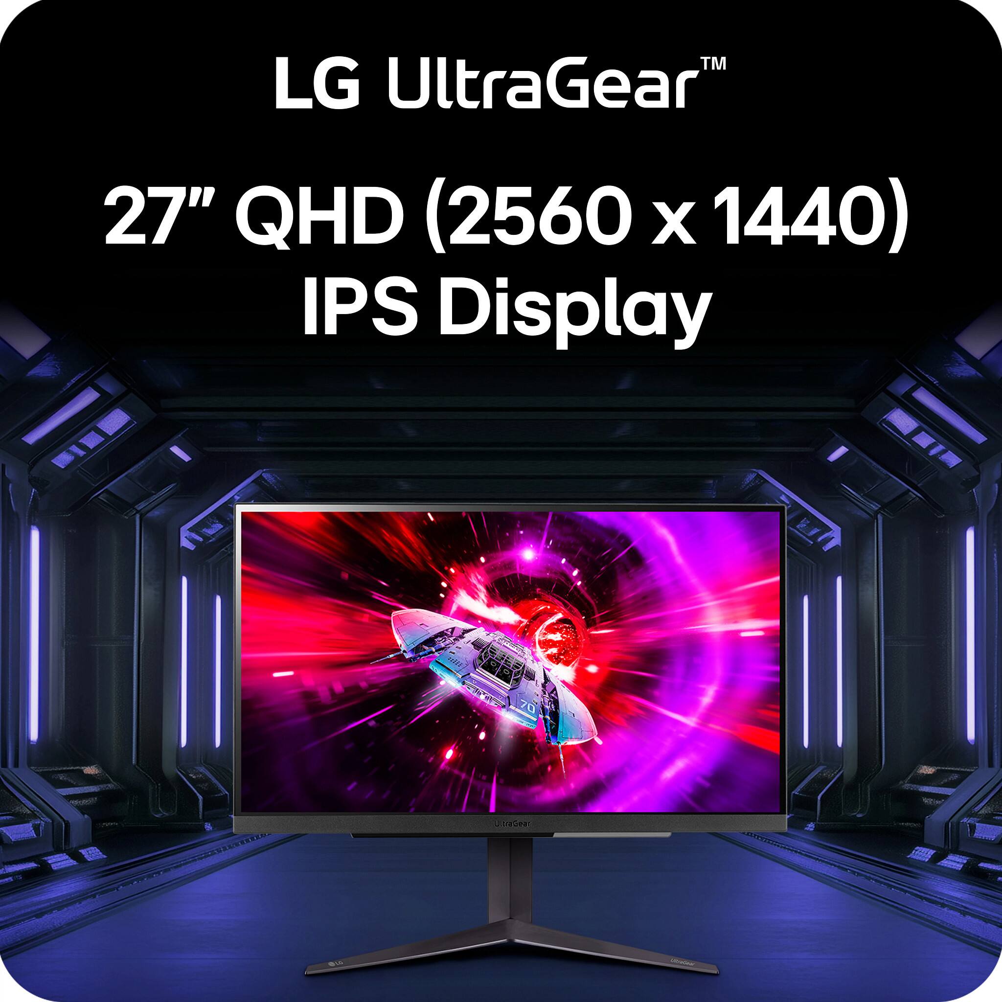 LG UltraGear™  
27" QHD (2560 x 1440) IPS Display