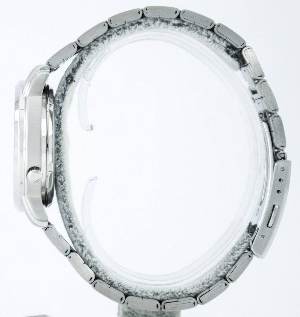 Left. Seiko - 5 Automatic 21 Jewels SNKL83K1 Men's Watch Stainless Steel Black Dial 30M - Silver, Black.