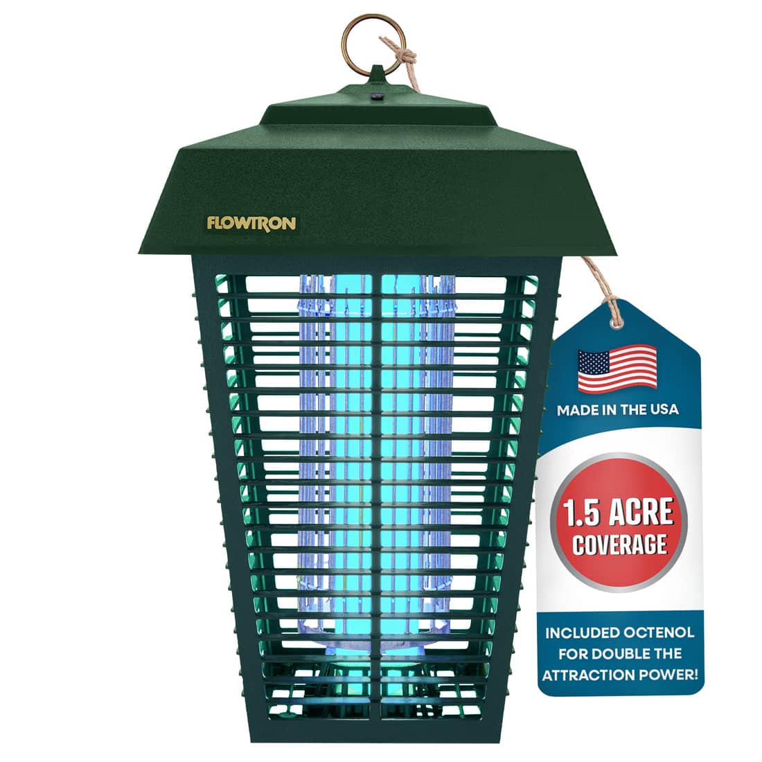 Bug Zapper 1.5 Acre, 80W Bulb, 5600V Grid, Fly & Mosquito Outdoor Control UL Listed price history on PriceWatchPro
