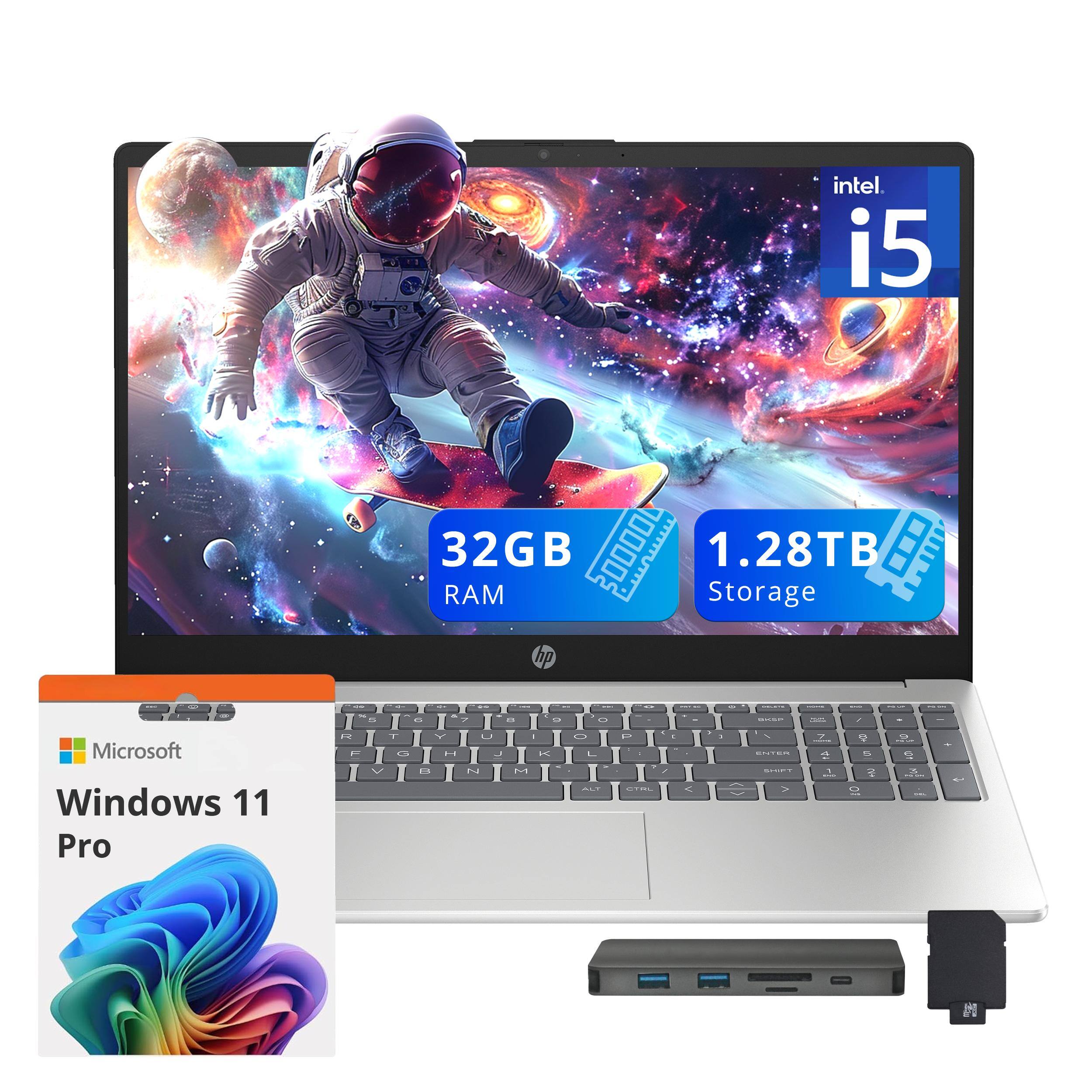 Intel i5, 32GB RAM, 1.28TB Storage, HP, Windows 11 Pro