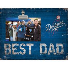 Fan Creations - Los Angeles Dodgers 8'' x 10.5'' Best Dad Clip Frame - Multicolor