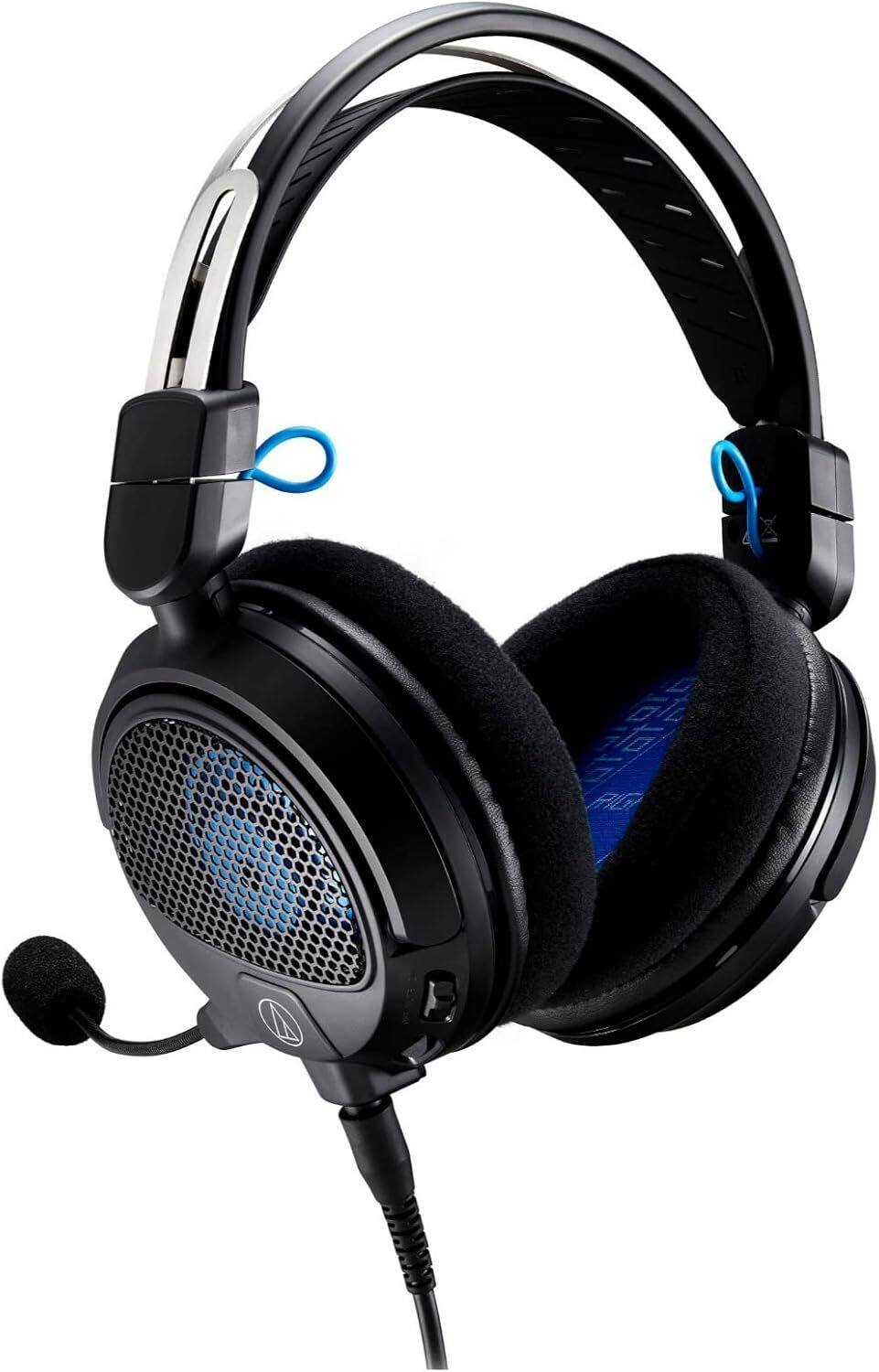 Left. Audio-Technica - Audio-Technica ATH-GDL3 High-Fidelity Open-Back Gaming Headset - Black.
