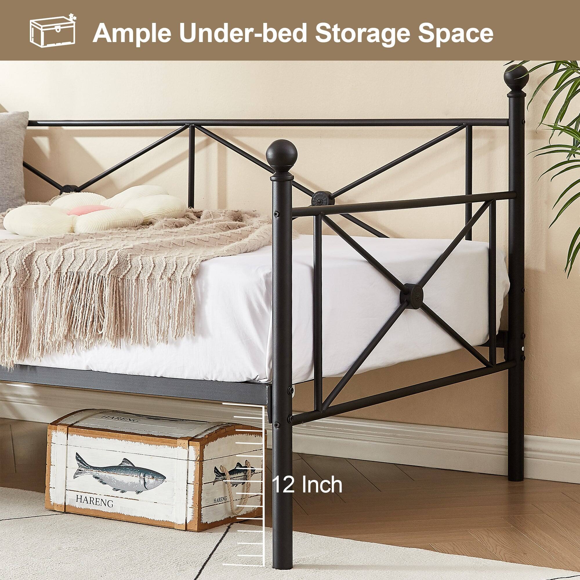 Ample Under-bed Storage Space

12 Inch