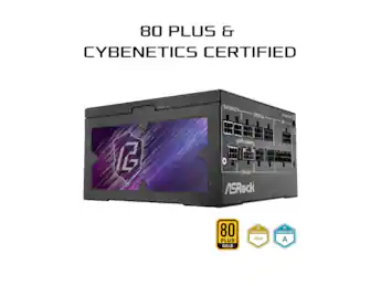 ASRock Phantom PG 1000G 1000W 80+ Gold, Full Modular, ATX3.1/PCIe5 ASRock Phantom PG 1000G 1000W 80+ Gold, Full Modular, ATX3.1/PCIe5