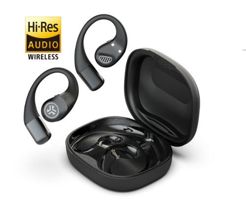 JLab - Epic Open Sport Air Conduction Wireless Earbuds - Black