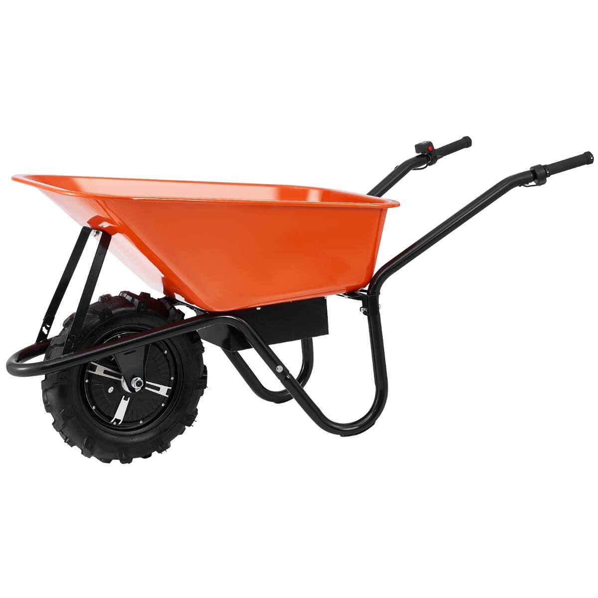 Alt View 1. Loheer - Loheer 500W Electric Wheelbarrow Cart 330 lbs Capacity Motorized Wagon 16-Inch Wheels.