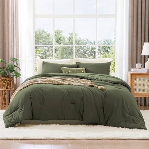 Olive Green-Queen(90"*90")