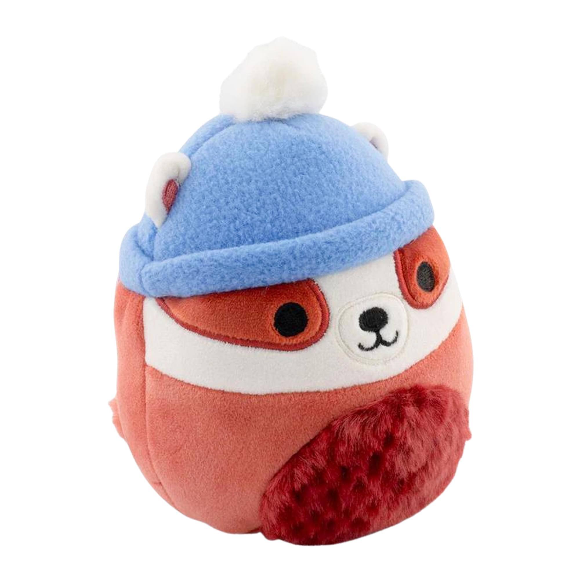 Alt View 1. Kellytoy - Squishmallow Cozy Squad 8 Inch Plush |  Florian the Badger with Hat - Multi-Color.