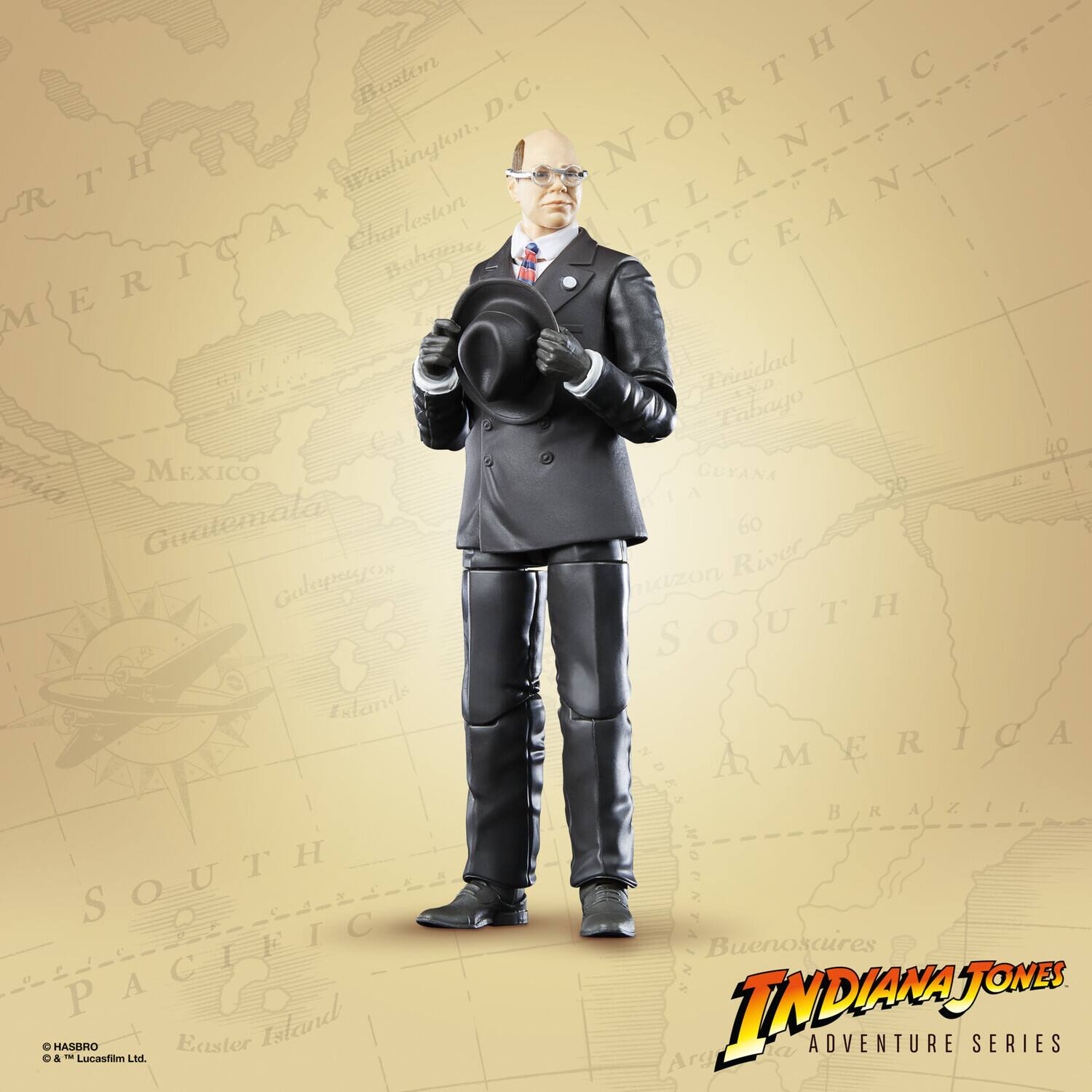 Boston  
D.C.  
NORTH ATLANTIC  
Washington, D.C.  
Charleston  
Bahama  
MEXICO  
Guatemala  
GALAPAGOS  
Amazon River  
SOUTH AMERICA  
BRAZIL  
SOUTH PACIFIC  
Easter Island  
INDIAN OCEAN  
NORTH ATLANTIC OCEAN  
SOUTH PACIFIC  
SOUTH AMERICA  
INDIAN OCEAN  
Easter Island  
TINDIANA JONES  
ADVENTURE SERIES  
© HASBRO  
© & ™ Lucasfilm Ltd.
