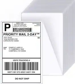 Core Innovations - CL500 4" x 6" 500-Pack Shipping Labels - White