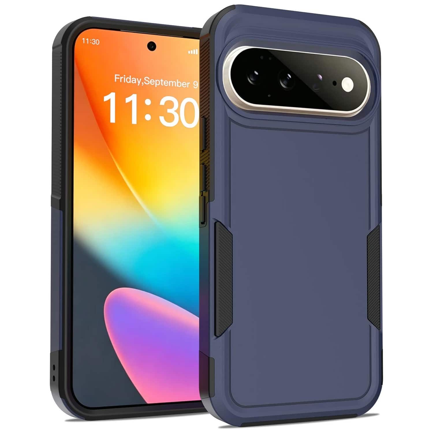 Equipd - Case for Pixel 11 Pro XL / 10 Pro XL / 9 Pro XL (6.8"), Heavy Duty Rugged Shockproof Protection Cover - Blue