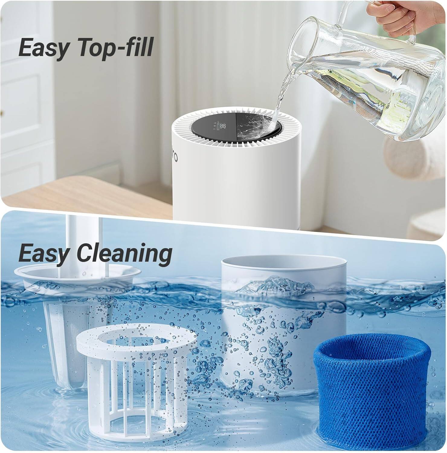 Easy Top-fill

Easy Cleaning