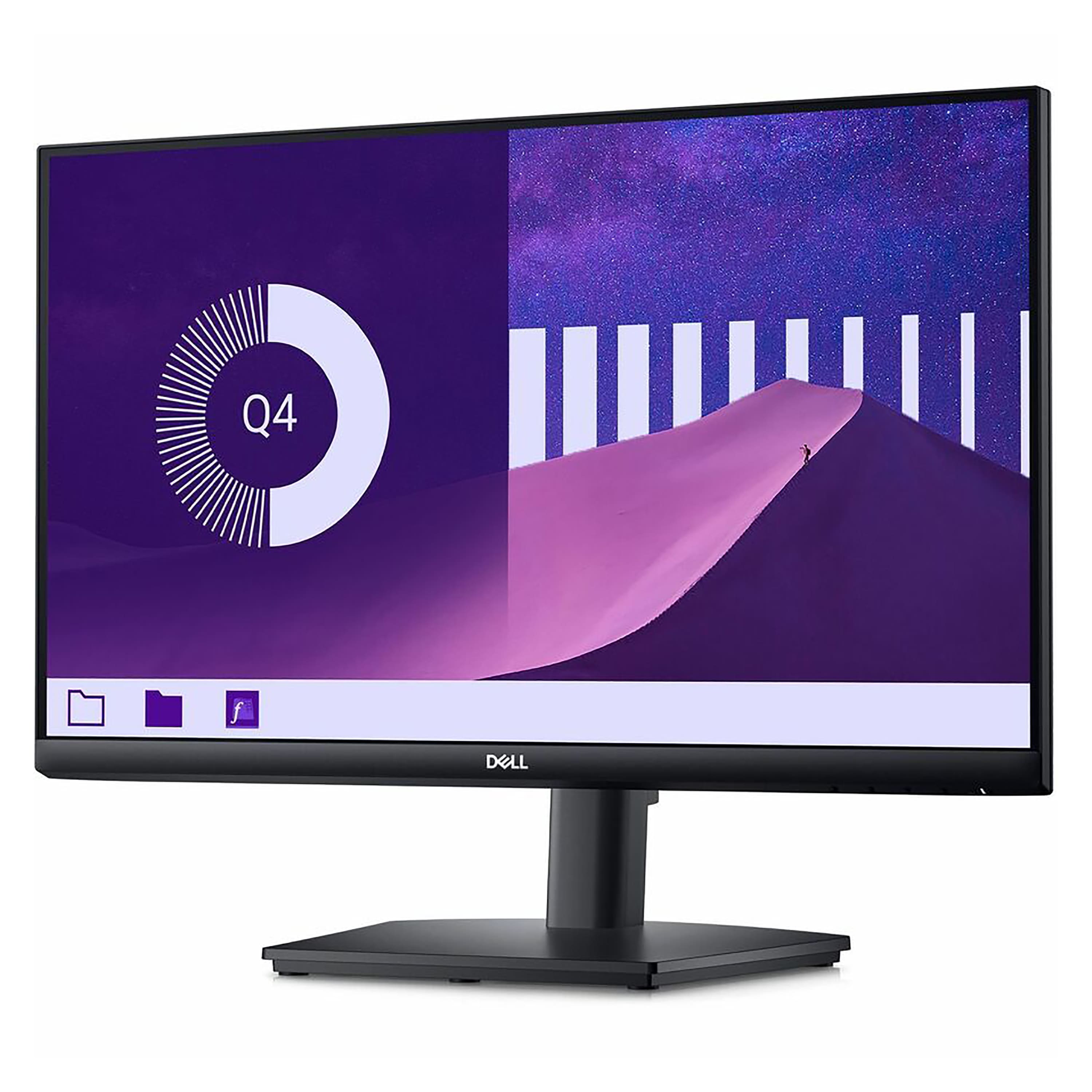 Left Zoom. Dell - E2425HS 23.8" VA FHD 75Hz Monitor (VGA, HDMI, DisplayPort) - Black.