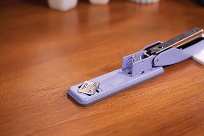 Alt View 7. Swingline - Cub Desktop Stapler, 20-Sheet Capacity - Periwinkle.