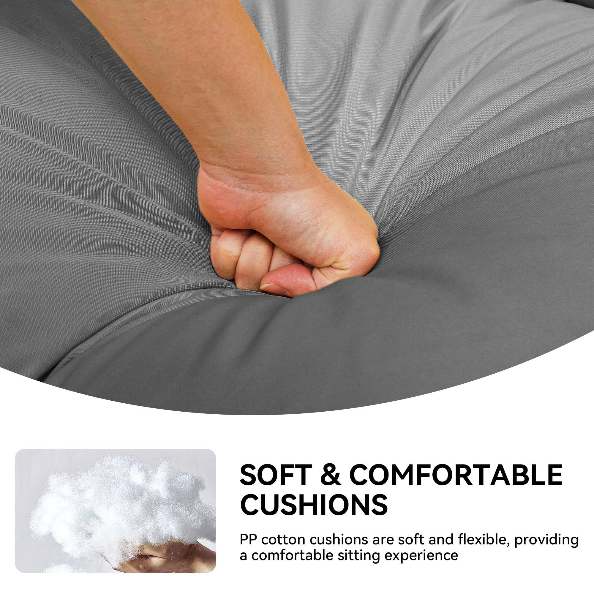 SOFT & COMFORTABLE CUSHIONS

PP cotton cushions are soft and flexible, providing a comfortable sitting experience