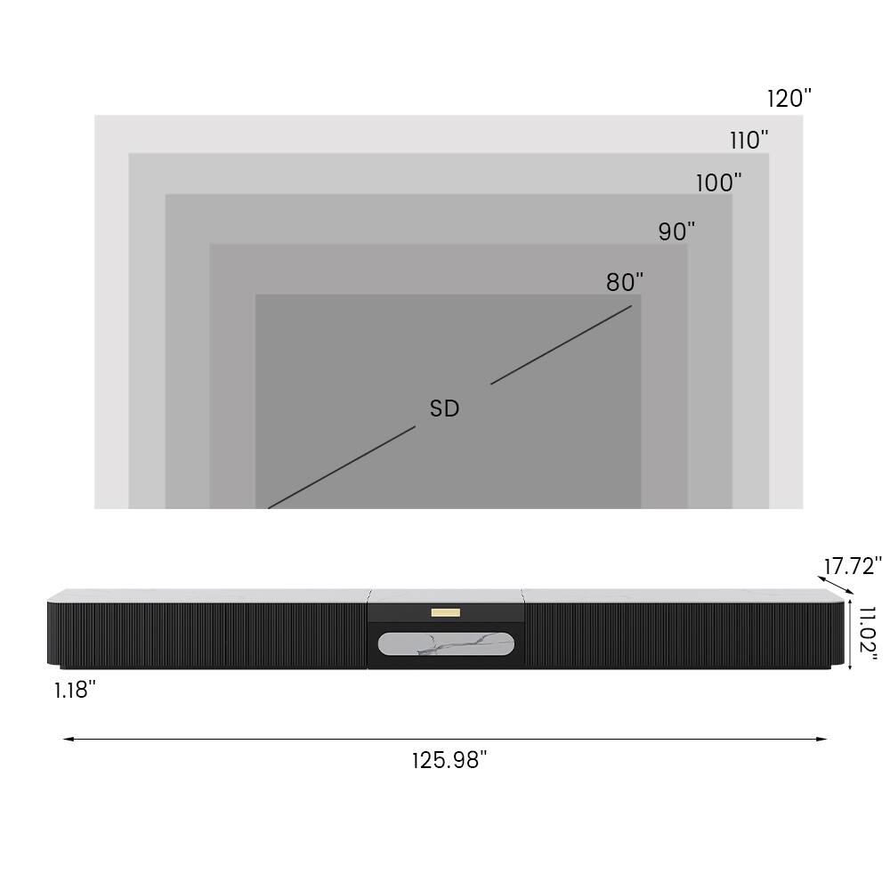 120"  
110"  
100"  
90"  
80"  
SD  
1.18"  
17.72"  
11.02"  
125.98"