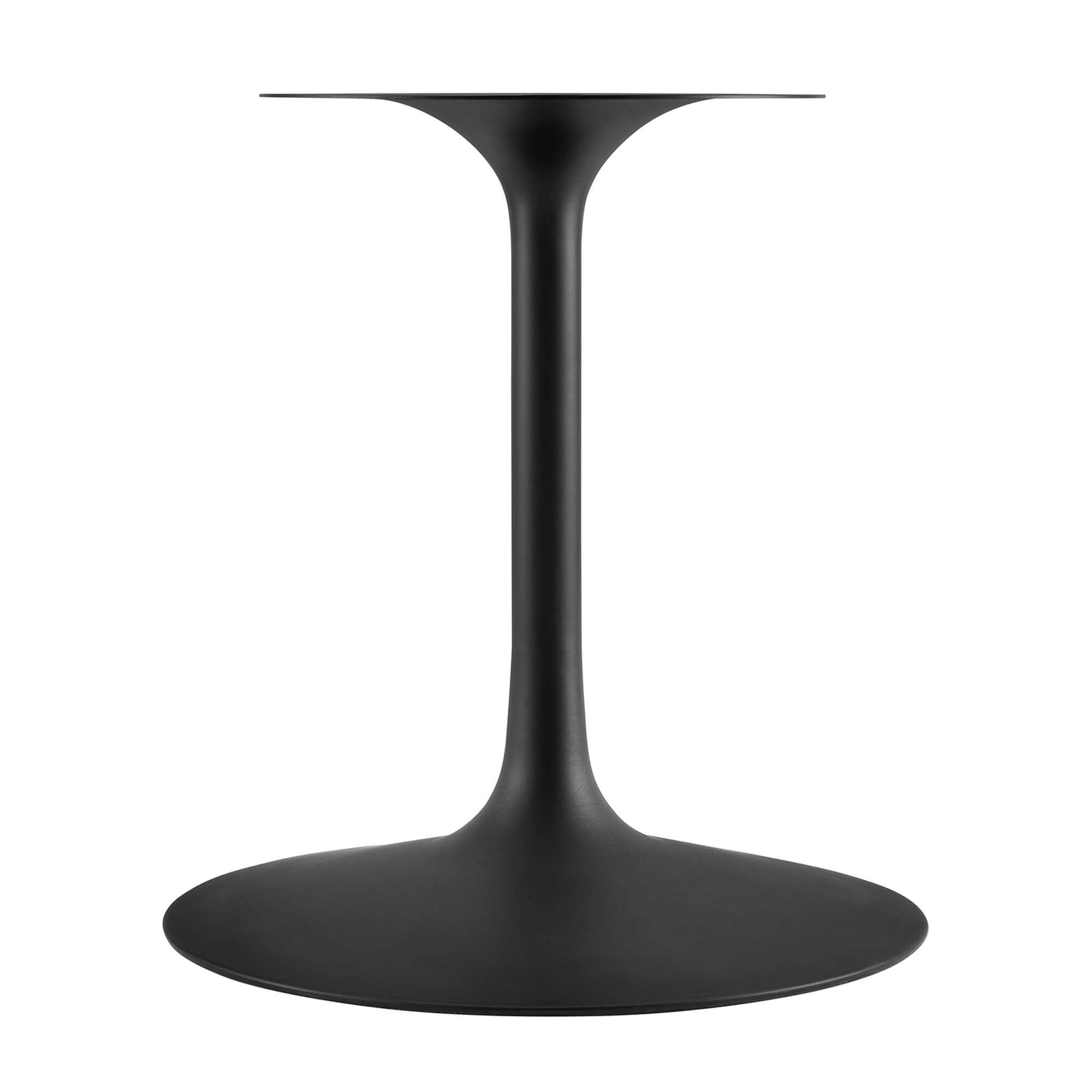 Alt View 4. Modway - Lippa 78" Oval Faux Marble Dining Table by Modway - Black White.