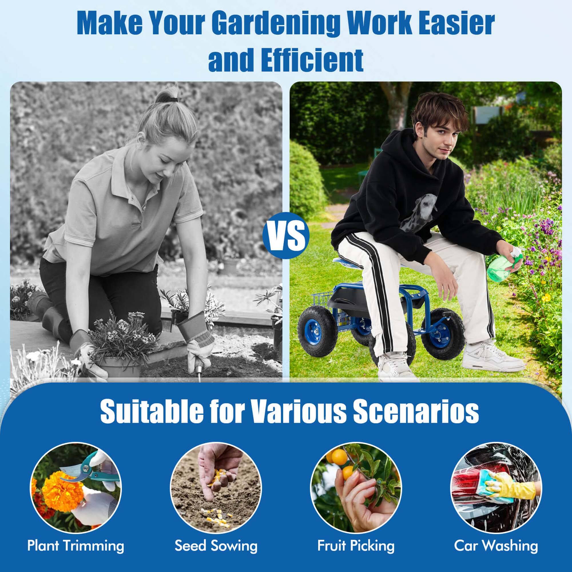 Make Your Gardening Work Easier and Efficient

VS

Suitable for Various Scenarios

- Plant Trimming
- Seed Sowing
- Fruit Picking
- Car Washing
