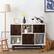 Left. Costway - Wood Display Storage Cabinet Console Table TV Stand Multipurpose w/ Door & Shelf - White.