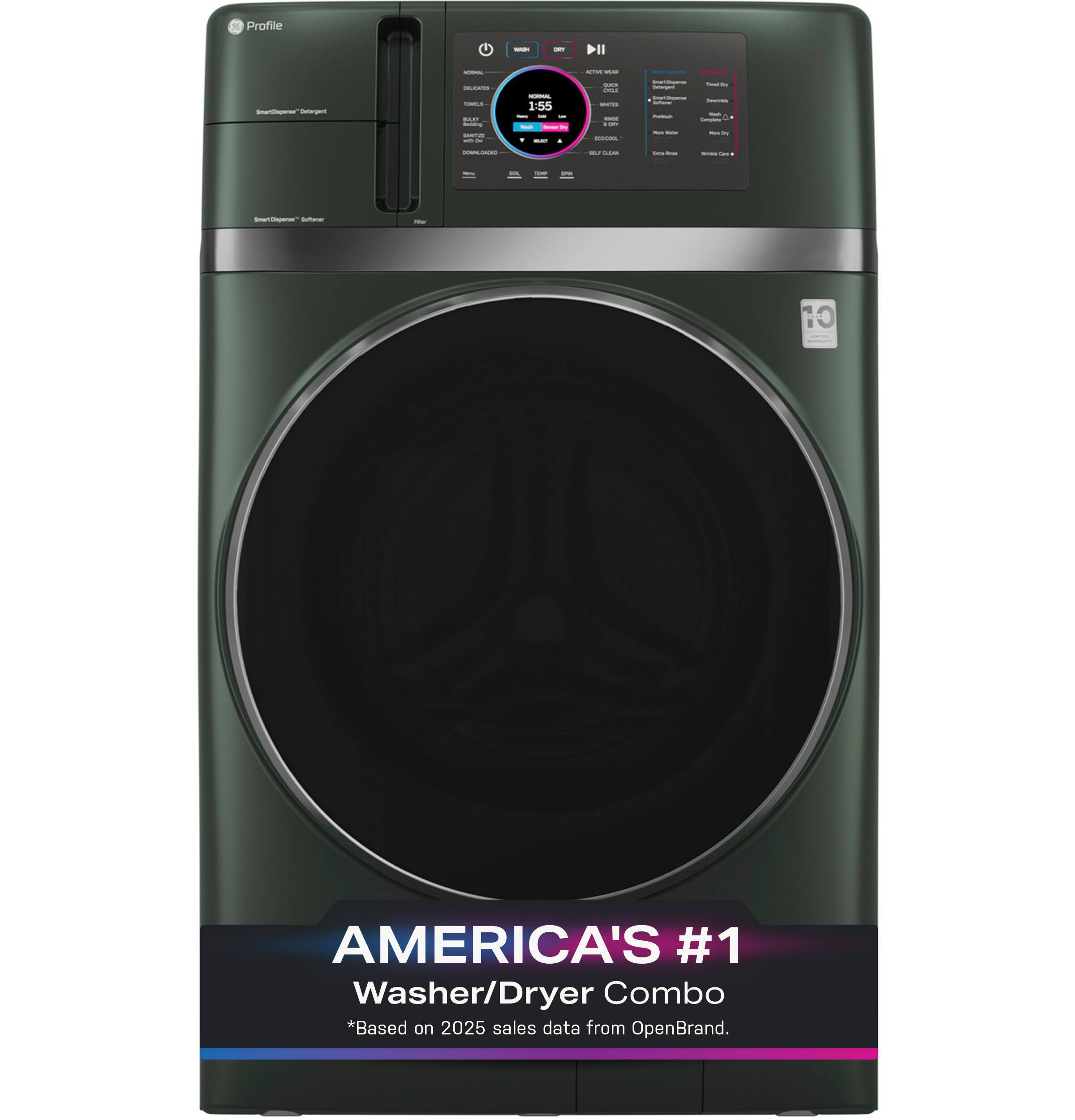 Profile - - 114 : : - - - | : | - 1:55 : I I I - | | : te I - - I .  - - I AMERICA'S #1 Washer/Dryer Combo *Based on 2025 sales data from OpenBrand.