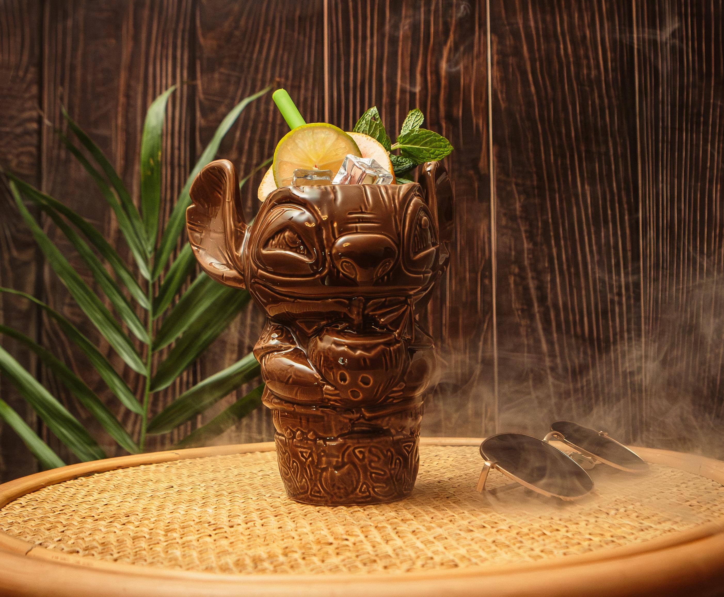 Alt View 10. Disney - Geeki Tikis Disney Lilo & Stitch Aloha Ceramic Mug | Holds 19 Ounces - Brown.
