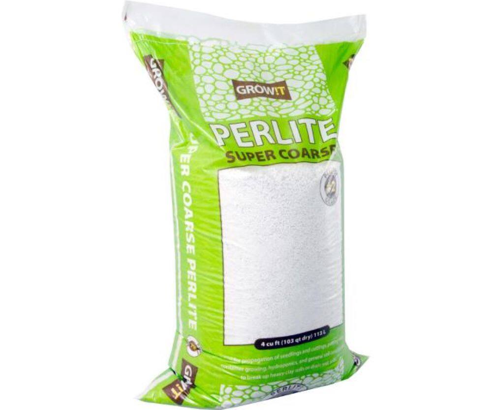GROWIT  
PERLITE  
SUPER COARSE  
PERLITE  
4 cu ft (103 qt dry) 113L  
Propagation growing  
GP break heavy-clay  
GREAT