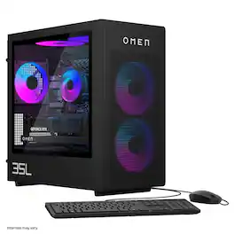 HP - Refurbished Excellent - OMEN 35L GT16 Gaming PC | AMD Ryzen 7 | 32GB | 2TB | RTX 5080 | Win 11 P - Black
