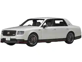 Toyota Century GRMN RHD (Right Hand Drive) Pearl White 1/18 Model Car by Autoart