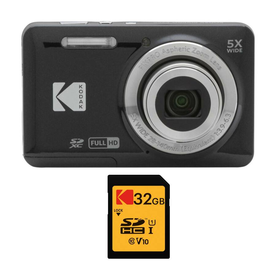 Kodak PIXPRO Friendly Zoom FZ55 Digital Camera with 32GB Memory Kodak PIXPRO Friendly Zoom FZ55 Digital Camera with 32GB Memory