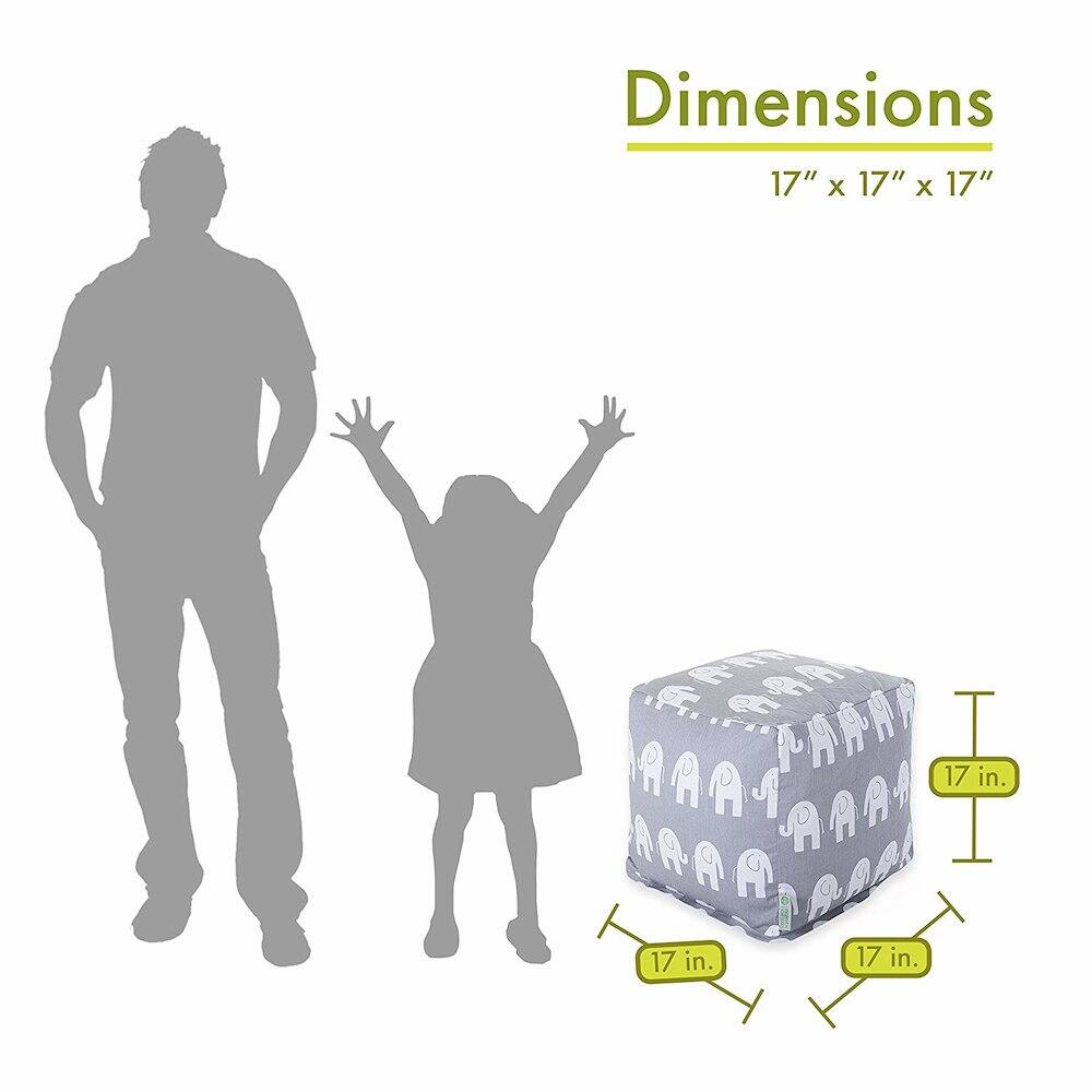 Dimensions: 17" x 17" x 17"