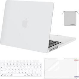 mosiso - Case for MacBook Pro 14 inch Case M5 M4 M3 M2 M1 2026-2021 A3427 A3426 A3434 A3112 A3185 A3401 A2918 A2992 A2779 A2442 - White