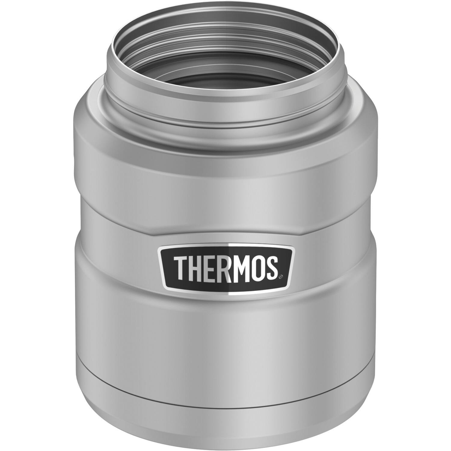 Alt View 7. Thermos - Thermos 16 oz Stainless King Insulated Food Jar Container - Matte Silver - Silver.