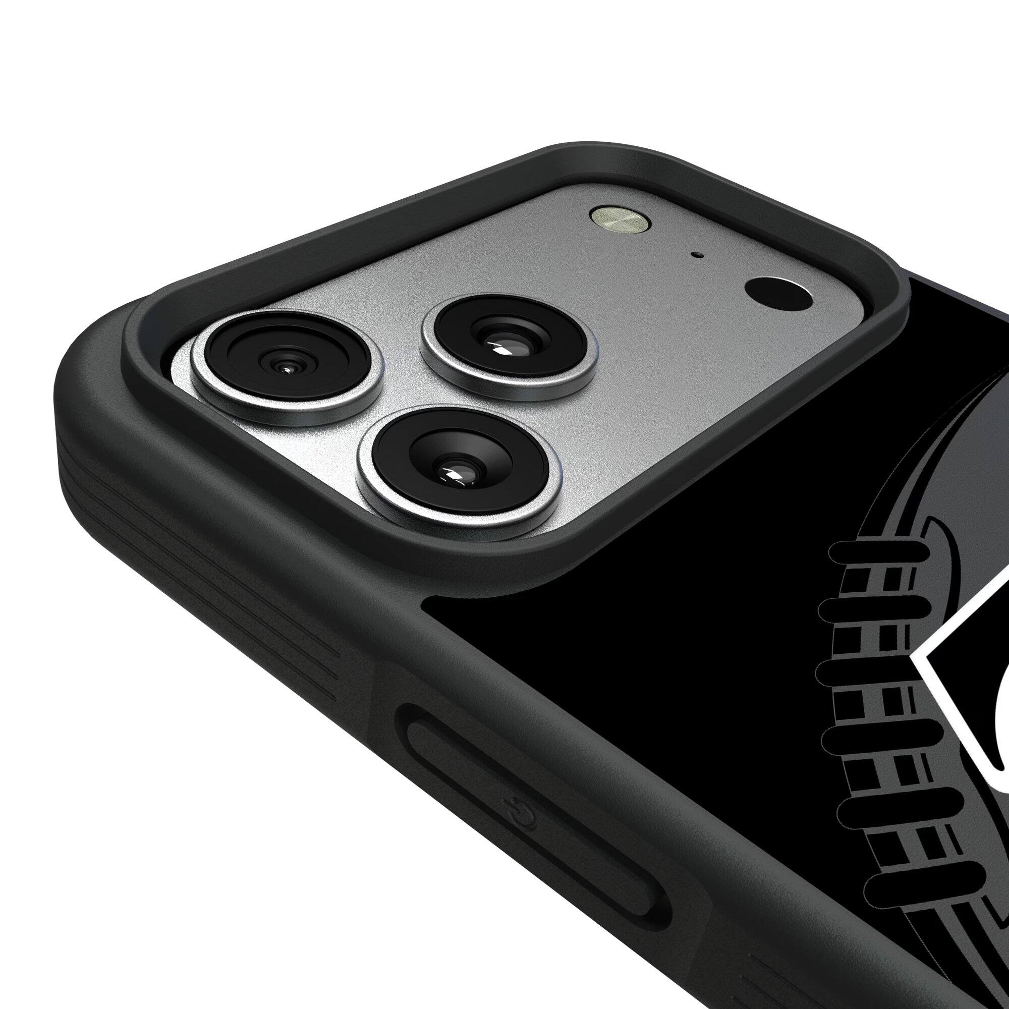 Alt View 2. Keyscaper - Atlanta Falcons iPhone Pastime Design Bump Case - 16 Pro Max - Multicolor.