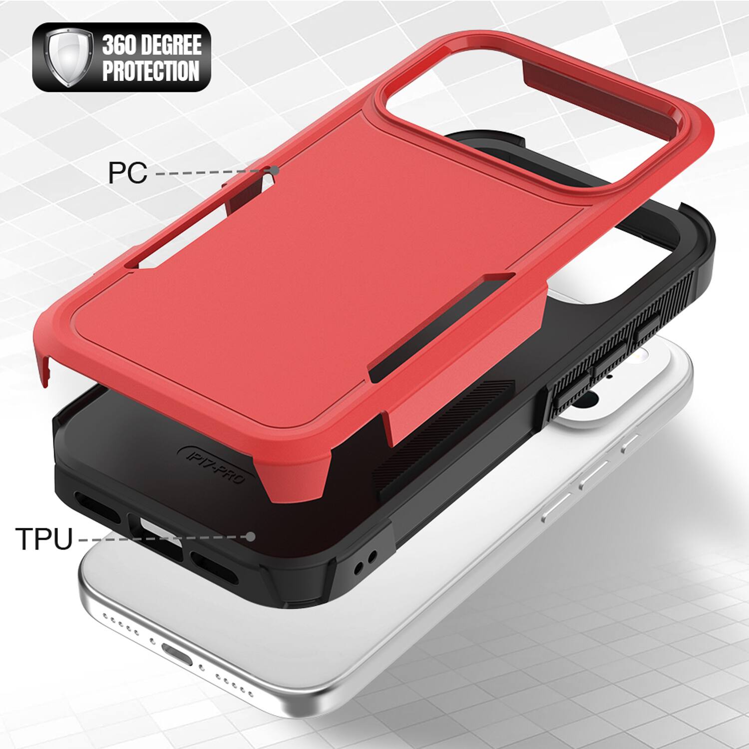 360 DEGREE PROTECTION  
PC  
TPU  
P17-PRO